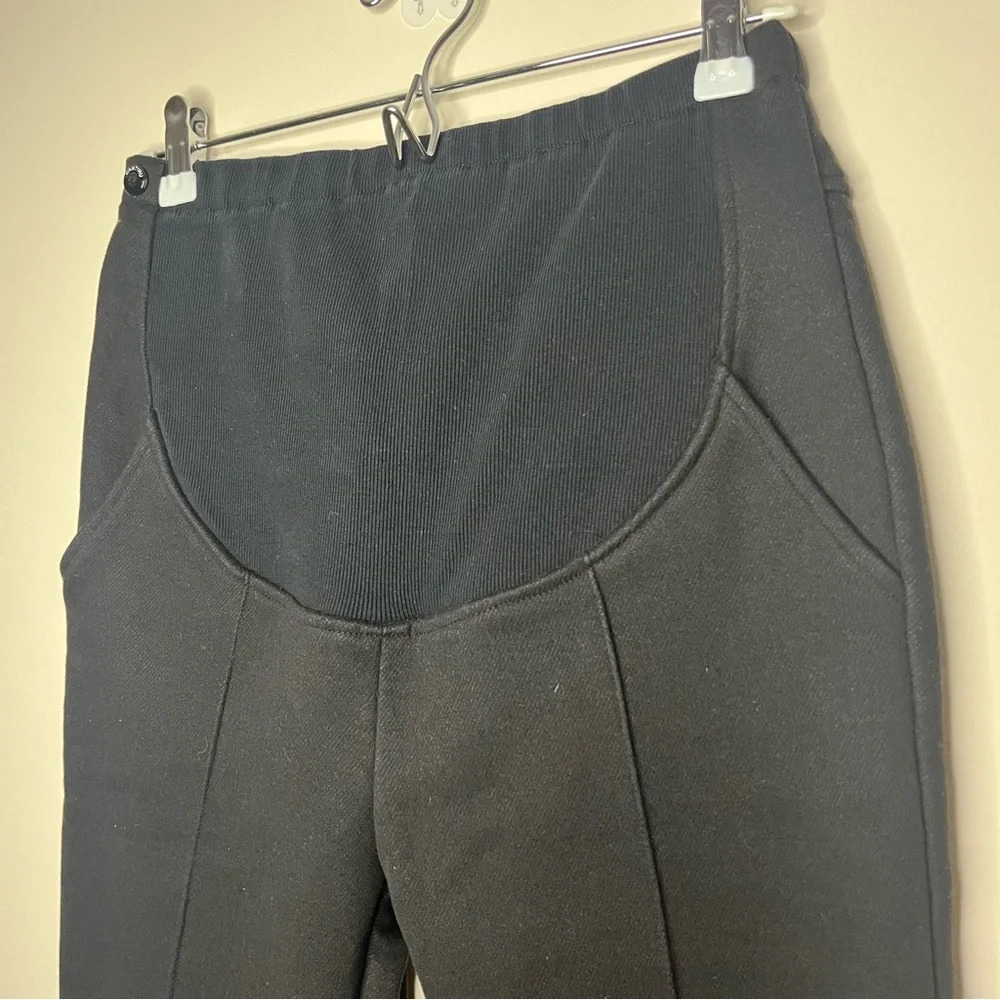 DANTINU High Waisted Pleated Black Cigarette Pants - Picture 2 of 9